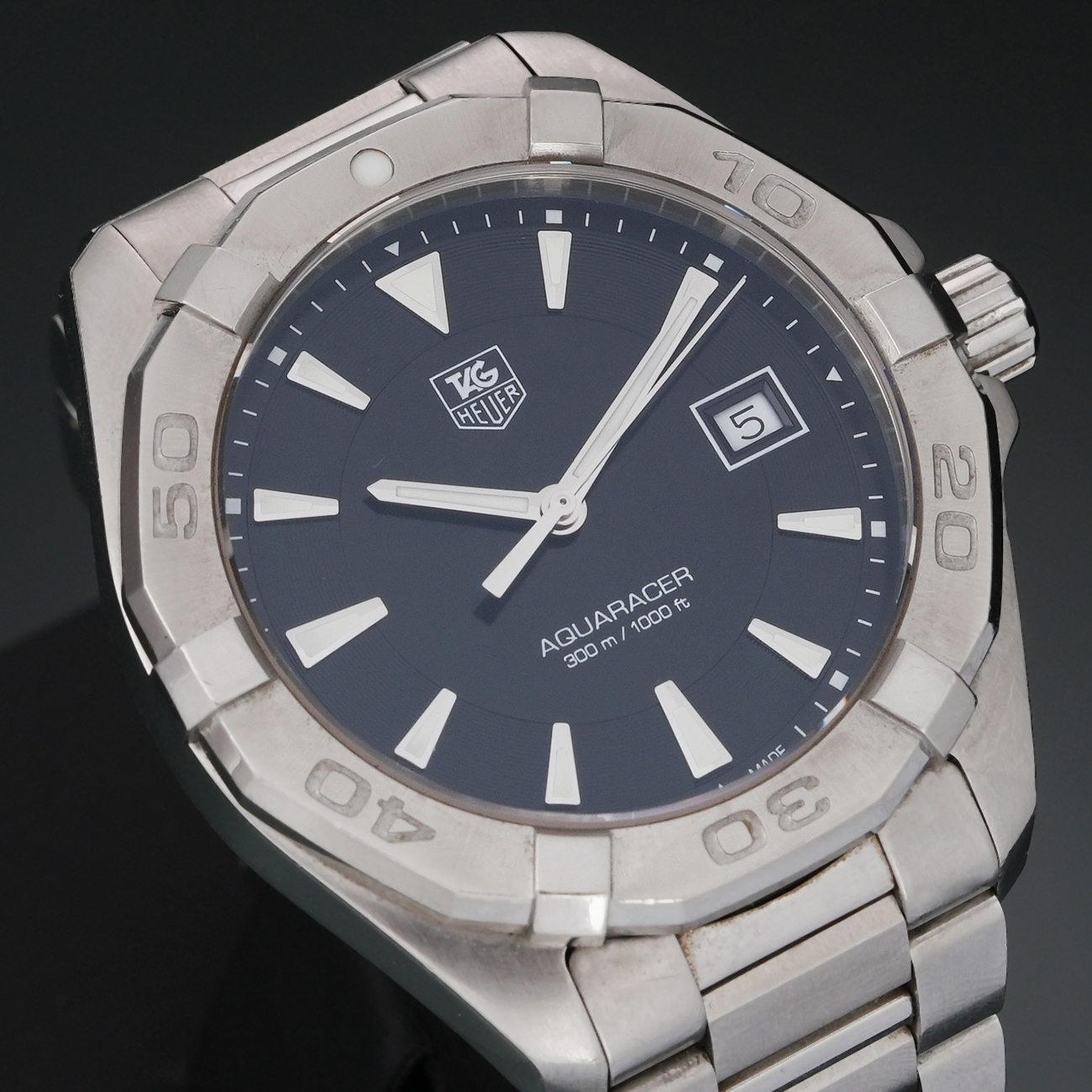 TAG HEUER(USED)태그호이어 WAY1110 아쿠아레이서 쿼츠 41M